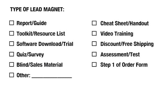 Digital Marketer Lead Magnet Checklist