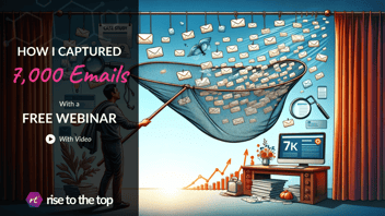 how to capture emails with a free webinar 